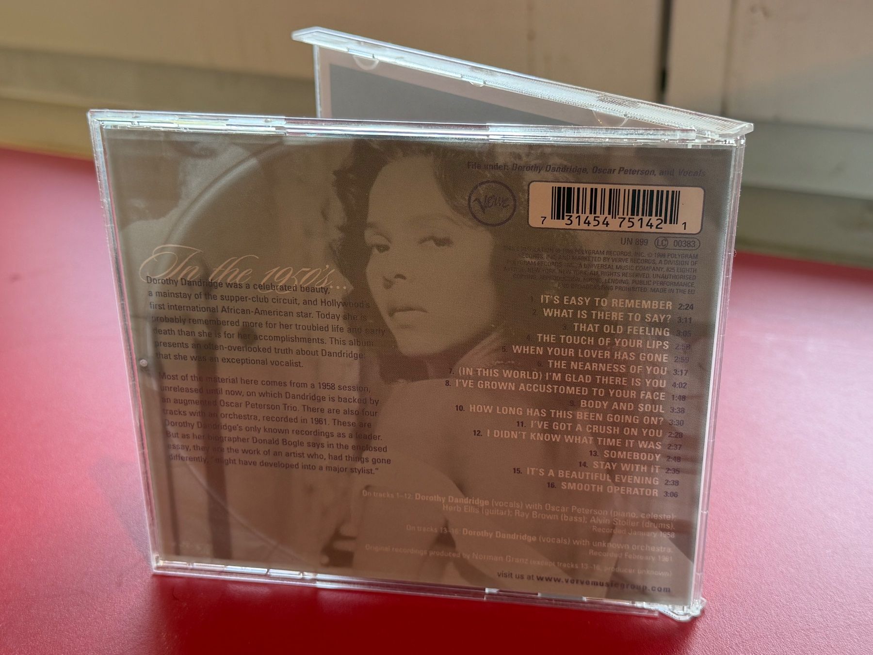 CD: Dorothy Dandridge - Smooth Operator - KA03A – Usato da Küsnacht ZH venduto da JazzRecords 1