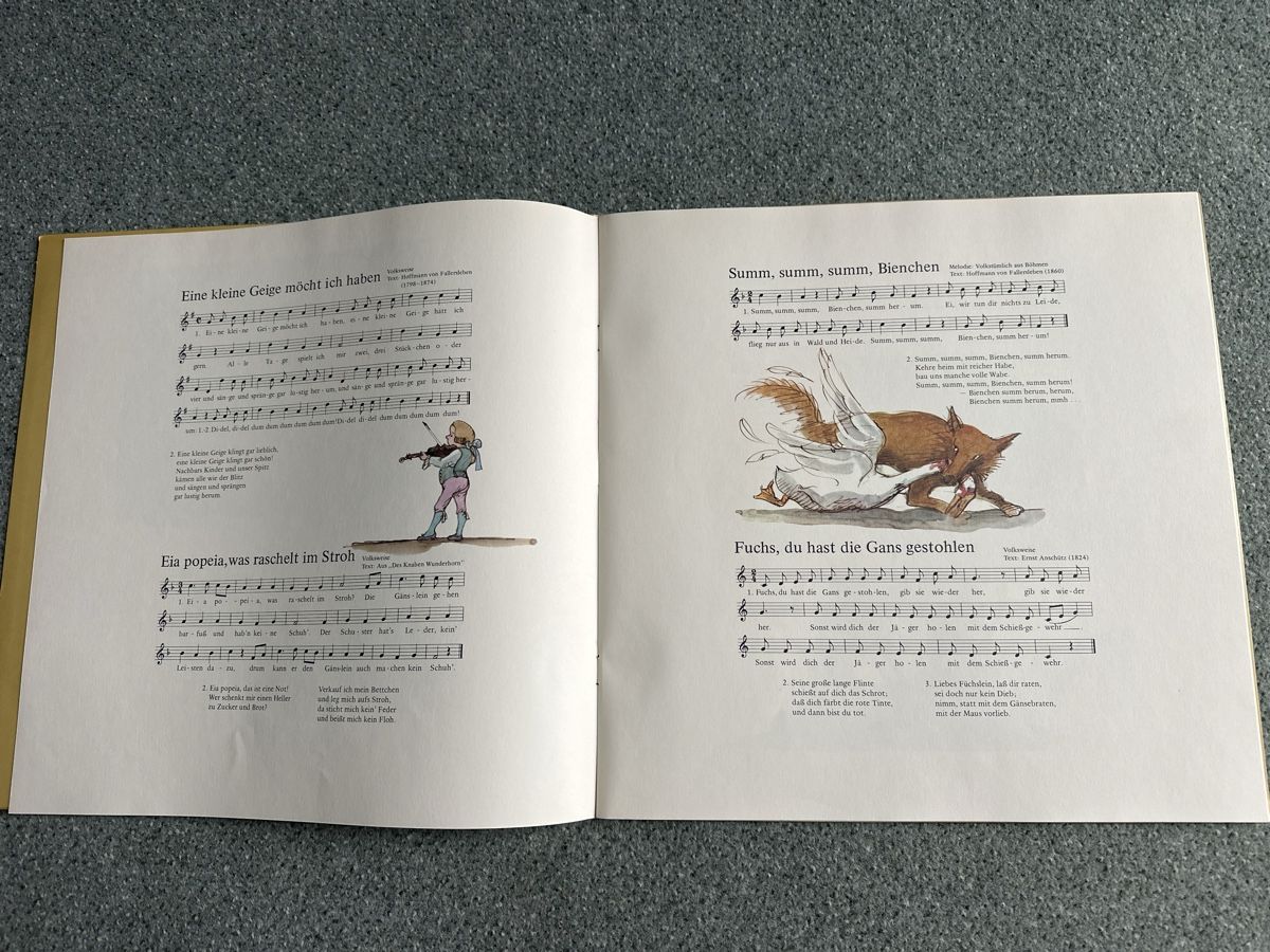 Vinyles: Das grosse Liederbuch Die schoensten deutschen Kinderlieder – D'occasion à Wangen SZ par futura14 2