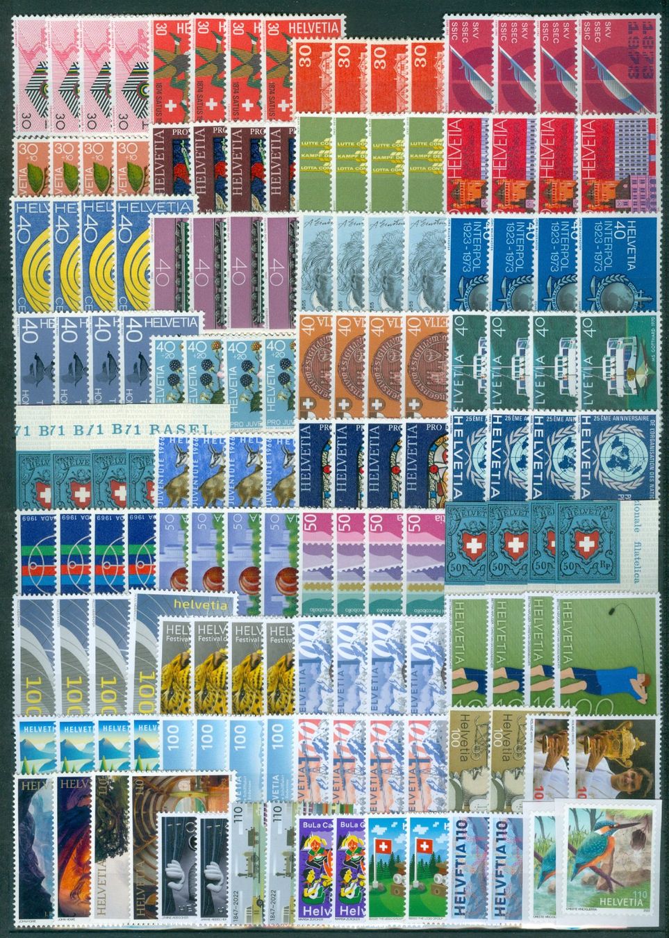 Tous les timbres: ab 1960 Schweiz Frankaturware – D'occasion à Zürich par yago-rot