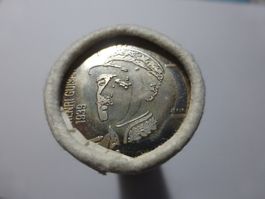 Schweiz 50x5 Franken 1989 50 JahreMobilmachung Originalrolle