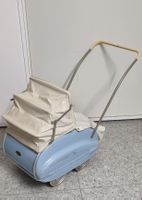 Puppenwagen Kinderwagen ERIKA, Holz Zug