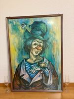 72.5cmbreitx101cmhoch/Kunstdruck C.Lorrain,SMILE ClownMotiv