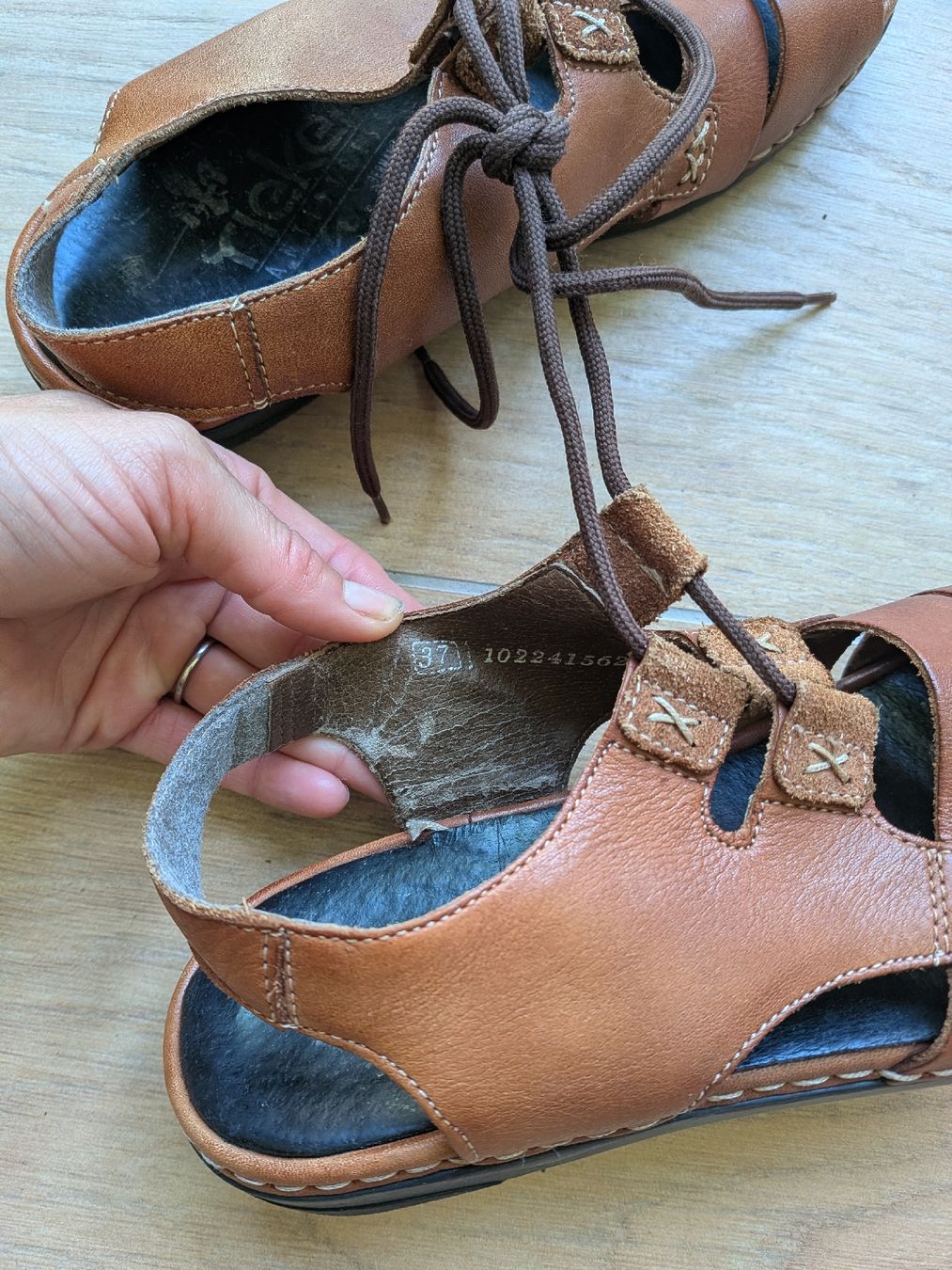 Rieker Scarpe da donna: Rieker Ledersandale Grösse 37 – Usato da Eschenbach SG venduto da SanFranciscoCalifornia 4
