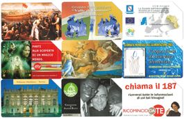 9 Telefonkarten Italien