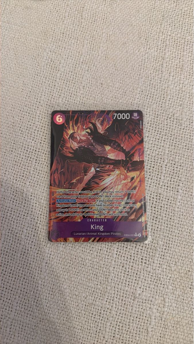 Bandai Carte collezionabili: One Piece TCG King EB04-031 AA – Nuovo e nell'imballaggio originale da Bern venduto da Latdavo