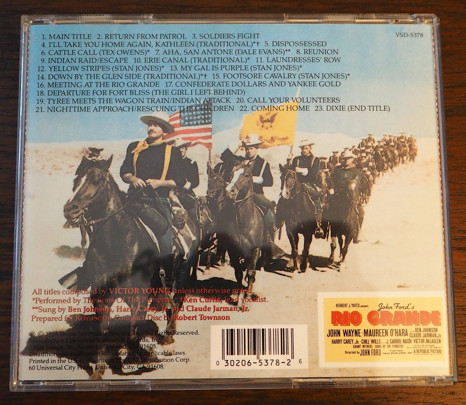 CD: Rio Grande / Victor Young / Soundtrack – Usato da Chur venduto da dluli 1