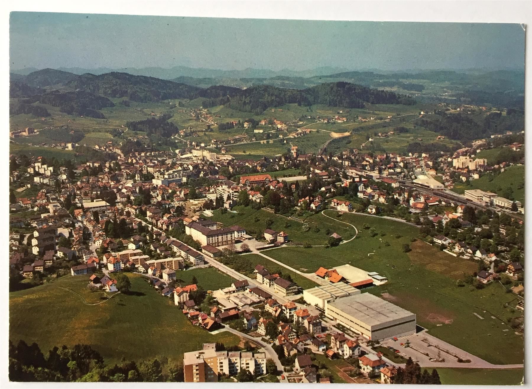 Cartoline postali: HERISAU Flugaufnahme – Nuovo (secondo la descrizione) da Jona venduto da philajona