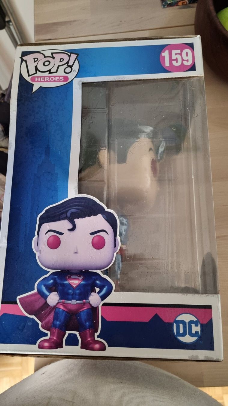 Funko Statuette: Funko Pop - Superman - Super Sized Jumbo - 159 - Chase – Nuovo e nell'imballaggio originale da Neuchâtel venduto da mepirata 1