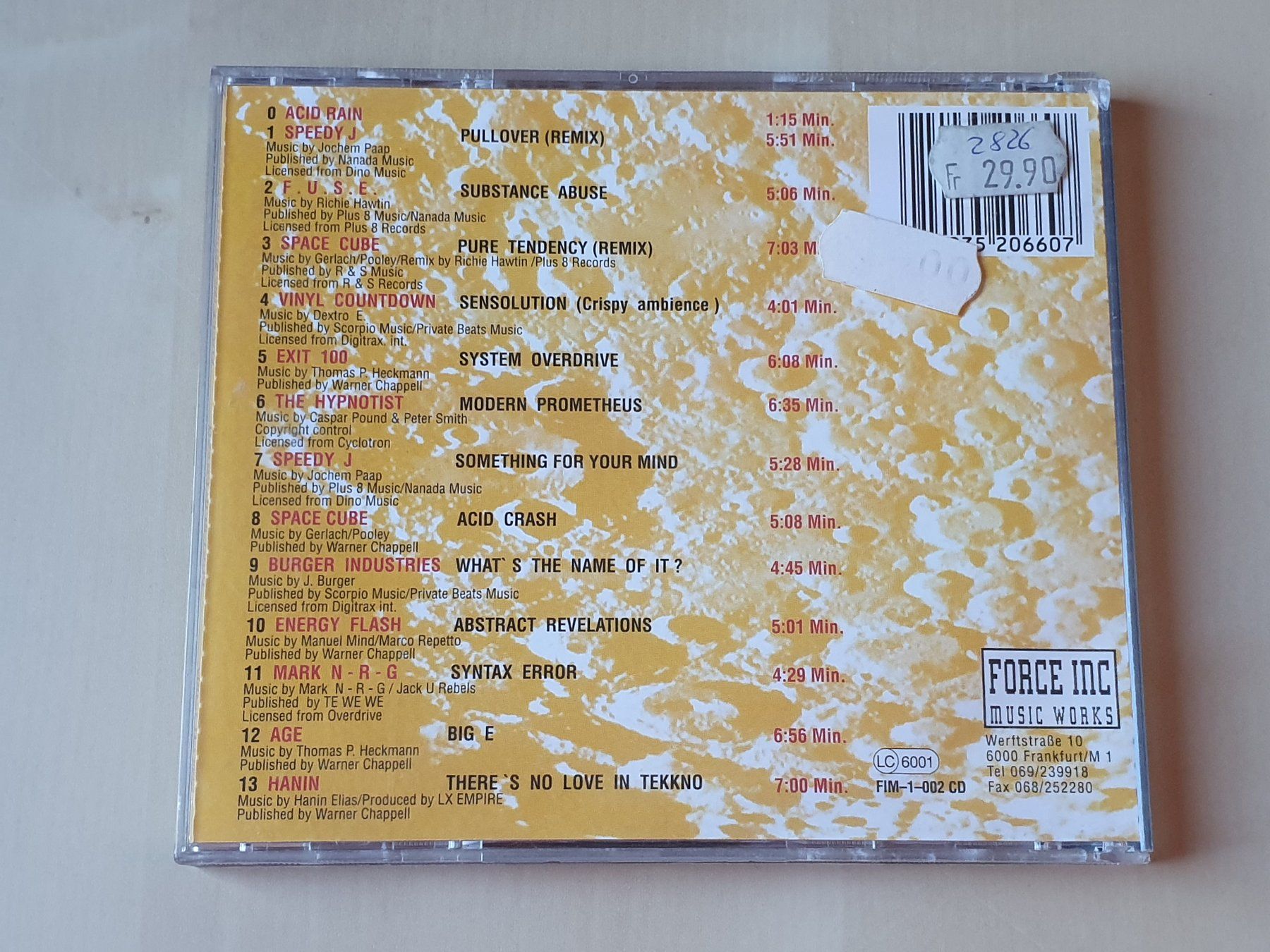 CD: Post Acid Crash – Usato da Stansstad venduto da collectorsshop 1