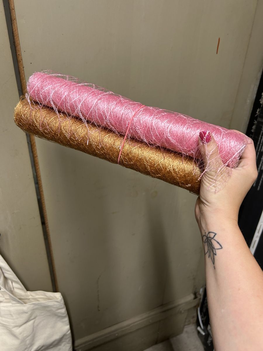 Rubans décoratifs: Zwei Rollen Deko-/Bastelband gold pink  – Neuf (Voir description) à Hauptwil par mpr_zcr7