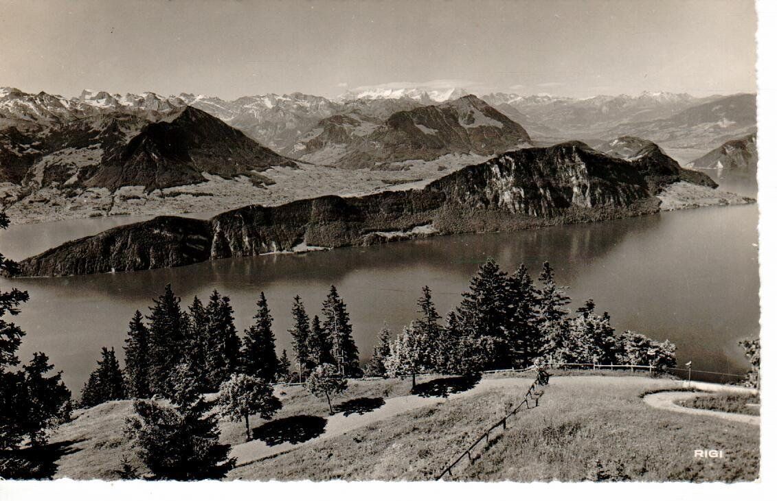 Cartes postales: Rigi Känzeli, Blick auf Bürgenstock – D'occasion à Wolhusen par Curver9