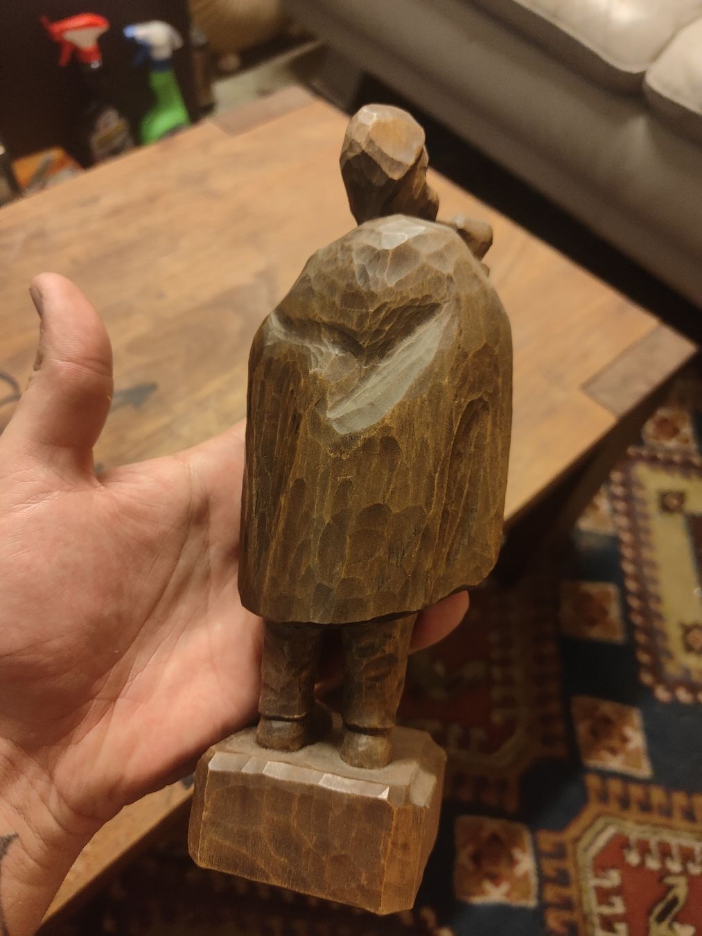 Statuette: Holz Figur Laternenmann Handgeschnitzt (D) – Usato da Rorschach venduto da TimelessTrading 1