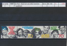 1997 "Die Post" - Zusammendruck, ** postfrisch
