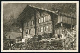 1914 AK Schweiz. Bauernhäuser Niederried