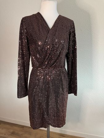 Pailletten-Kleid, NEU, Dehnbar, Gr. S/M, NP 109.-