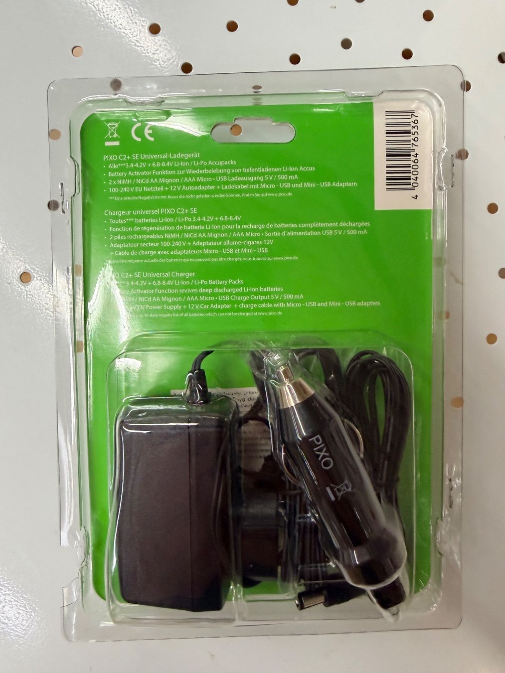 Sonstiges Zubehör: PIXO C2+ SE Universal Ladegerät + Autoadapter (NEU) – Neu und originalverpackt aus Oensingen von moe_ck67 1