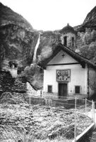 Foroglio (TI) Valle Bavona Panorama del villaggio 1965 G