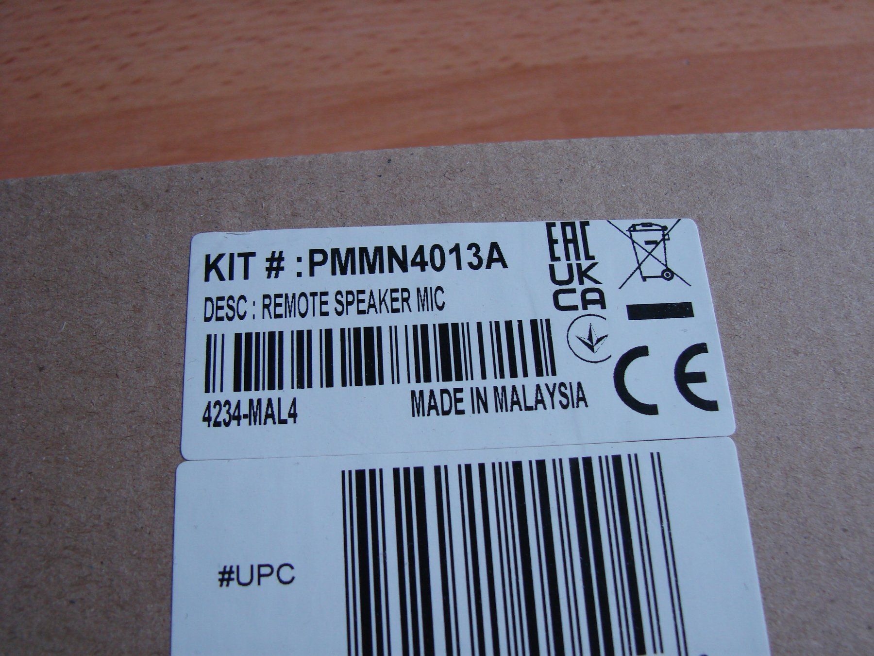 Motorola Radiocomunicazione: Motorola DP1400 Mikrofon PMMN4013 – Nuovo e nell'imballaggio originale da Niederuzwil venduto da Rade 1