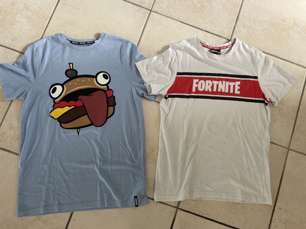 2 coole C&A Fortnite TShirts Gr.L