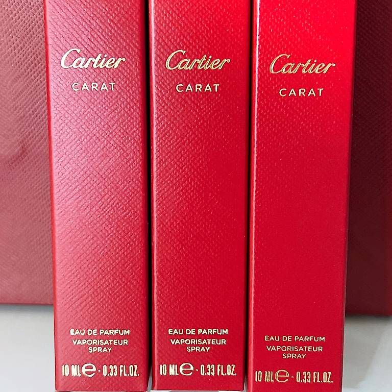 Cartier Parfum & Eau de Toilette: CARTIER CARAT EAU DE PARFUM 3x10ml – Neu (gemäss Beschreibung) aus Dietlikon von jgr_gr98