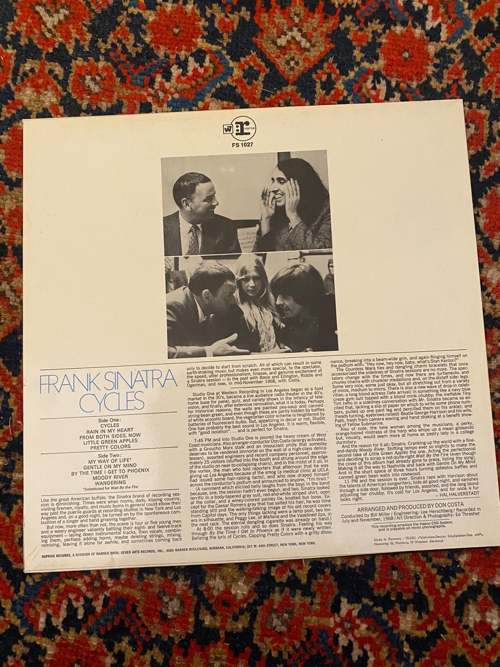 Dischi in vinile: Vinyl / 33 LP Album: FRANK SINATRA - cycles – Usato da Wallisellen venduto da nick_1976blu 1