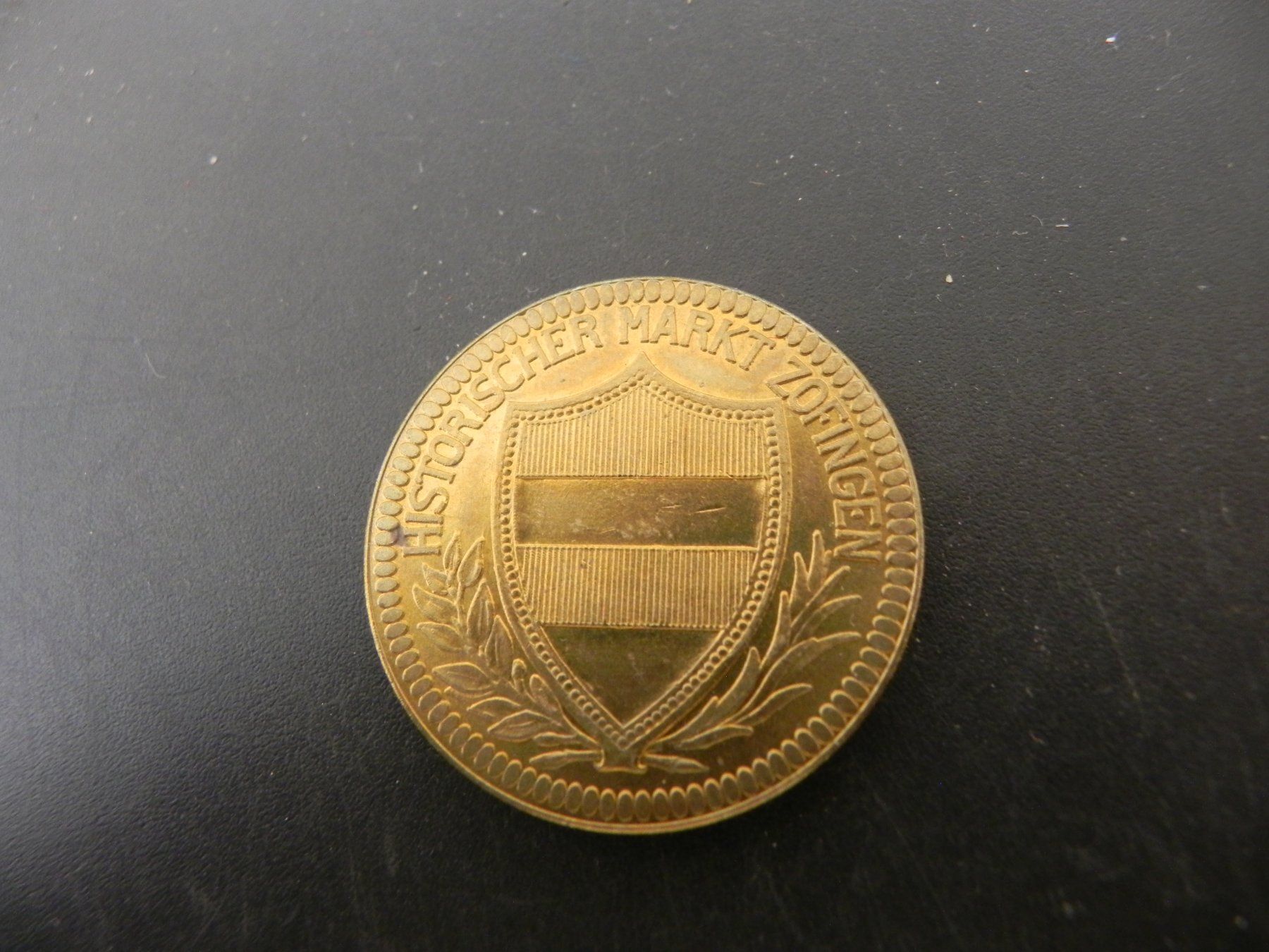 Medaillen: Medaille Zofingen 1 Taler 1987 – Gebraucht aus Biel/Bienne von Gogolozi 1
