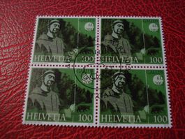 Marke  1400 Jahre Gallus, 2012, FDC  + 4erblock Lose ET-o