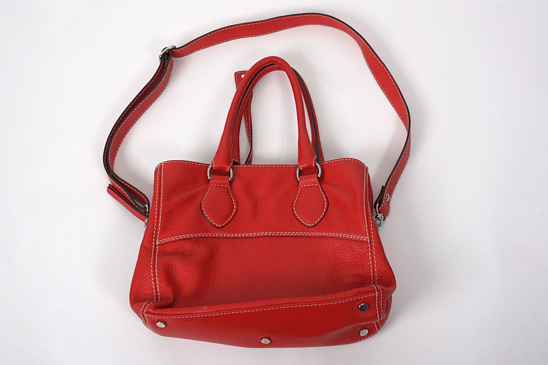 Abro Borse da donna: Leder Handtasche in Rot – Usato da Zollikofen venduto da Restwert_Zollikofen 1