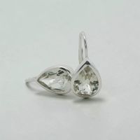 Ohrringe mit Grünem Amethyste – 925 Silber
