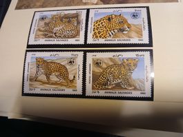 Timbres Afghanistan 1985 - Animaux Sauvages rares!