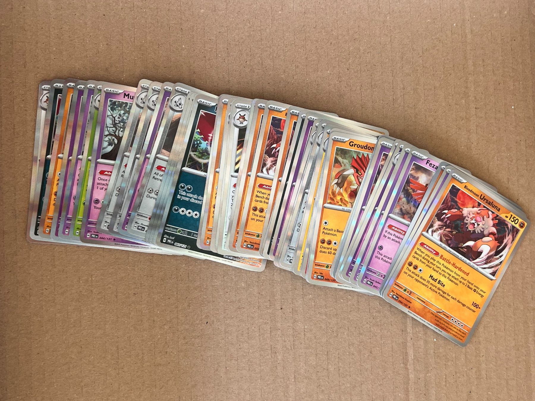 Pokémon Cartes à collectionner: Pokemon PRE Prismatic Evolution Bulk, 500+ Karten, 100+rever – D'occasion à Zollikon par inf_l5jd 2