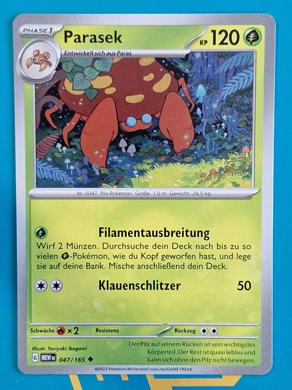 Pokémon Carte collezionabili: Parasek - DEUTSCH Mew 151 - #2.8 – Usato da Altstätten SG venduto da GGsGameshop