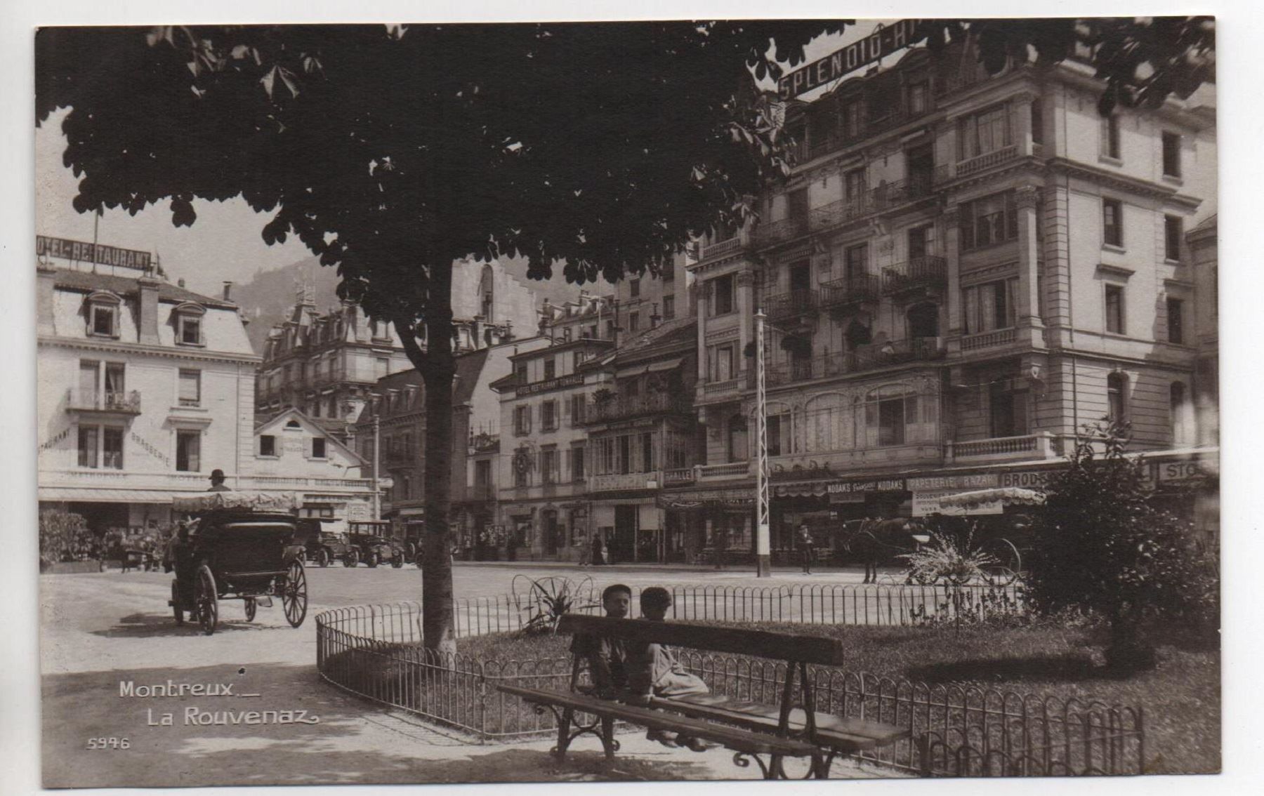 Cartoline postali: MONTREUX La Rouvenaz - attelage – Nuovo (secondo la descrizione) da Jona venduto da philajona