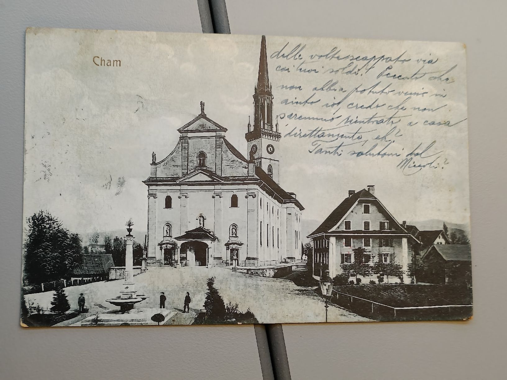 Cartoline postali: Alte PK / Cham - Gelaufen 1914 – Usato da Brugg AG venduto da Ente015