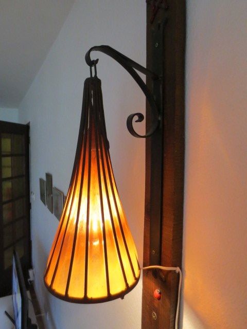 Lampen: Garten-Terrassenlampe aus Glas – Gebraucht aus Basel von Christallina 7
