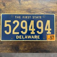 🇺🇸 U.S. Autoschild, Delaware 529494 - ORIGINAL 