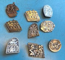 Basel Fasnachtsplaketten, silber 1937,1953 usw