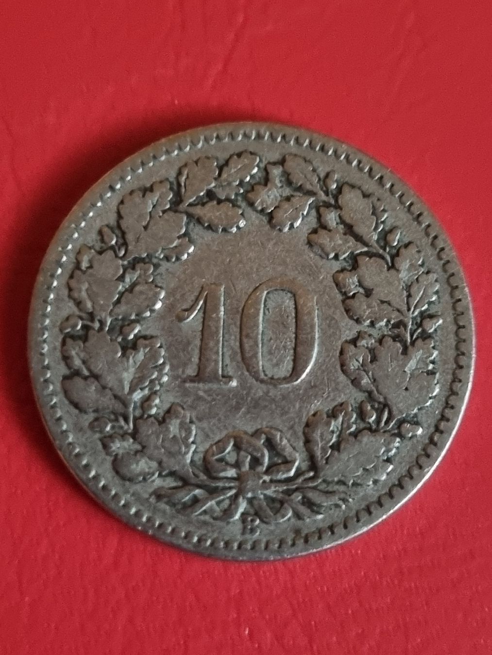 Toutes les monnaies: 10 RAPPEN SCHWEIZ - JAHR 1902 – D'occasion à Heimenschwand par rog_p7h9 1