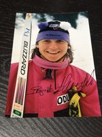 Brigitte Albrecht signiertes Foto Schweizer Ski-Star! 🎿📸🏆