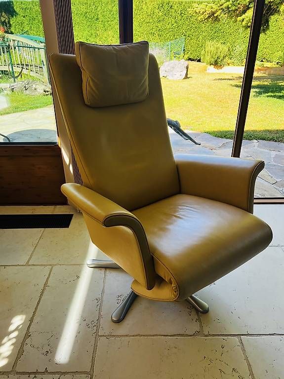 Poltrone: Fauteuil cuire relaxe  – Usato da Les Monts-de-Corsier venduto da nathluigi01 1