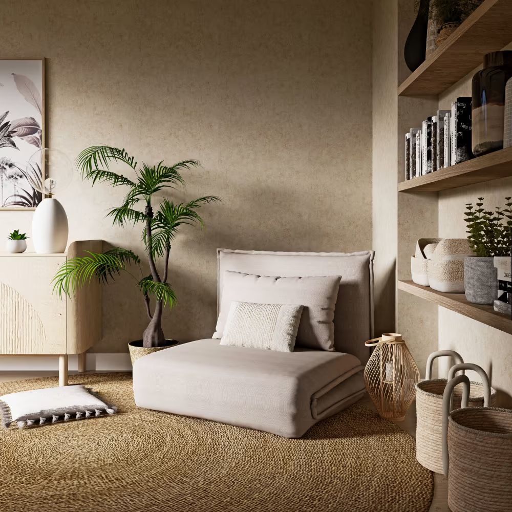 Maisons du monde Poltrone: 1-Sitzer Sofa / Sessel / Klappsofa – Nuovo (secondo la descrizione) da Niederwangen BE venduto da Bluelike 3