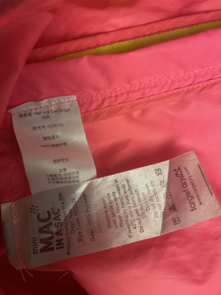 Jacken & Mäntel: Pinke Mini Mac Regenjacke, Gr. 2-4 Jahre – Neu (gemäss Beschreibung) aus Obergerlafingen von cabo4 2