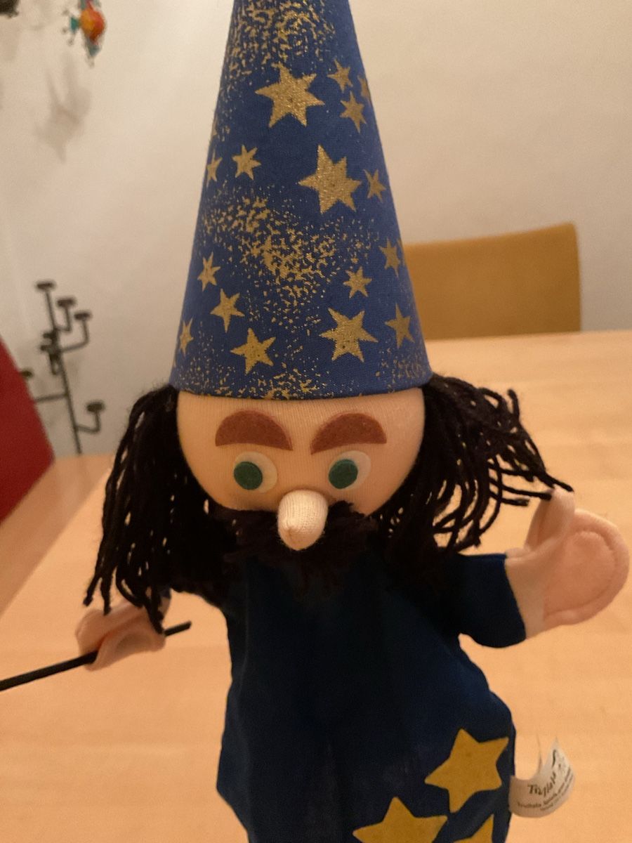Spielzeuge: Handpuppe Zauberer , Trullala, Kasperle Theater – Neu (gemäss Beschreibung) aus Wil ZH von RiccardaWegmann 1
