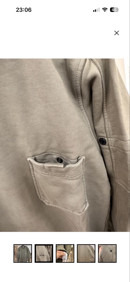 Stone Island Maglioni & Felpe: Stone Island Pullover olivgrün gebraucht – Usato da Muri AG venduto da Romsen14 1