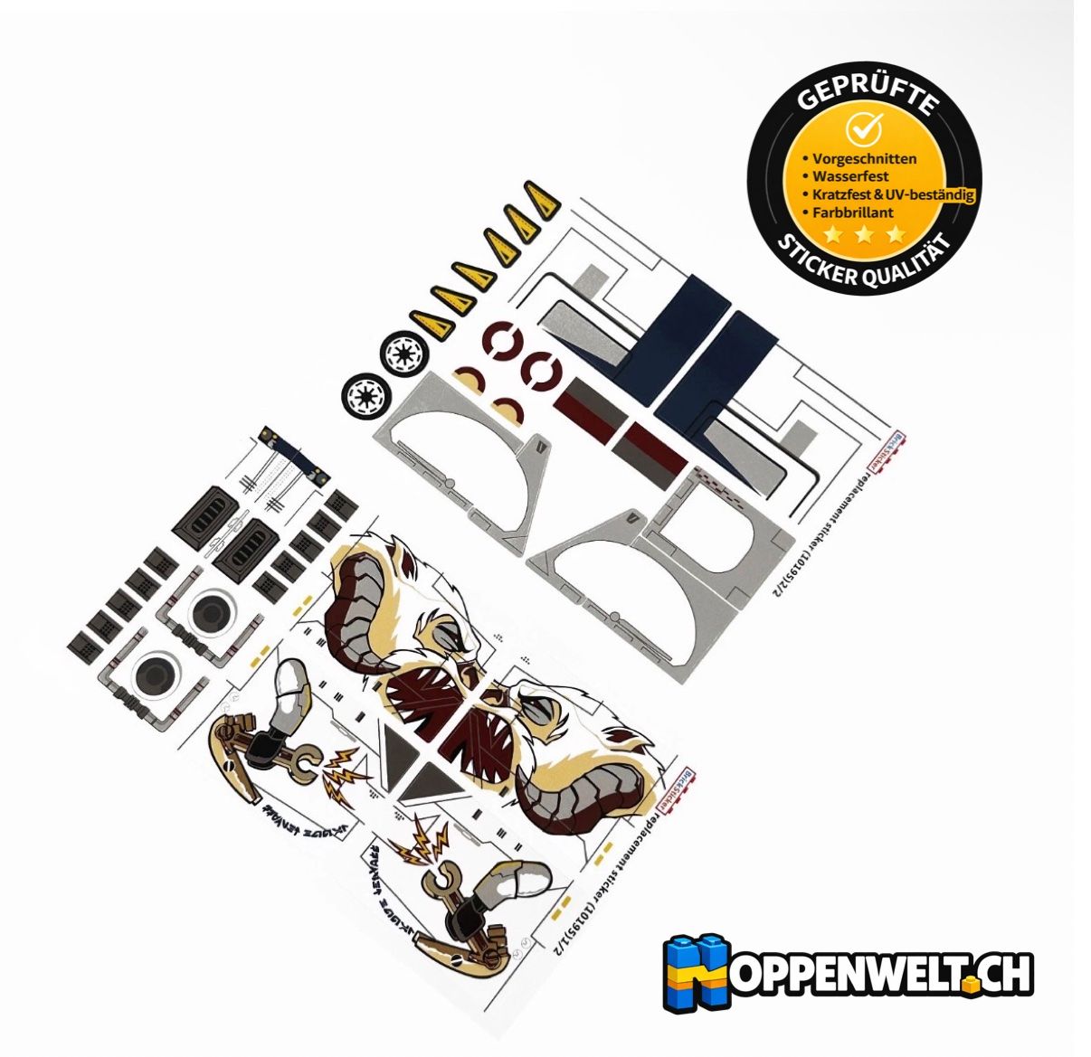 Sticker: Lego Star Wars 10195 Sticker Satz – Nuovo e nell'imballaggio originale da Schwenden venduto da Noppenwelt.ch