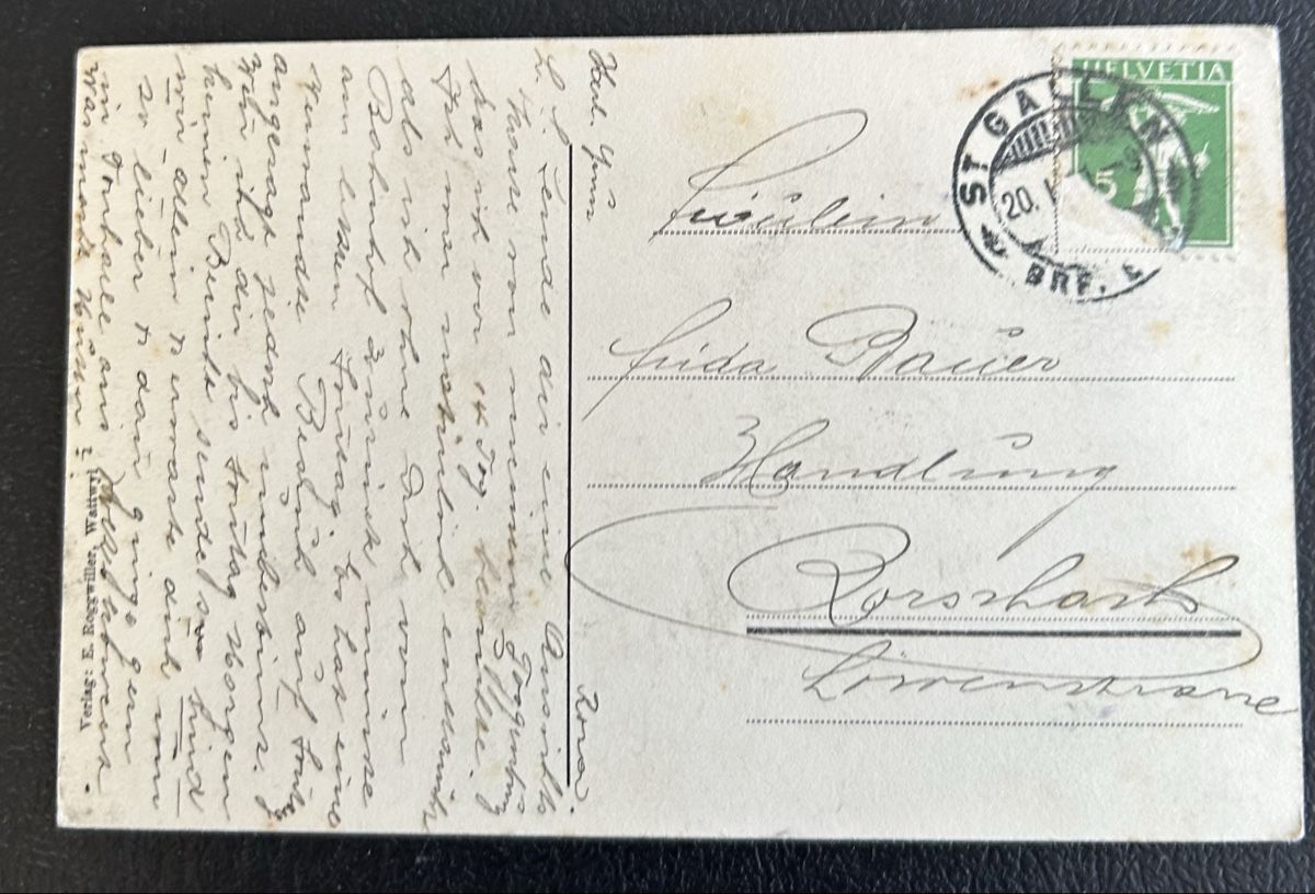 Cartoline postali: Wattwil mit neuem Bahnhof  – Usato da Horw venduto da Tellbub 1