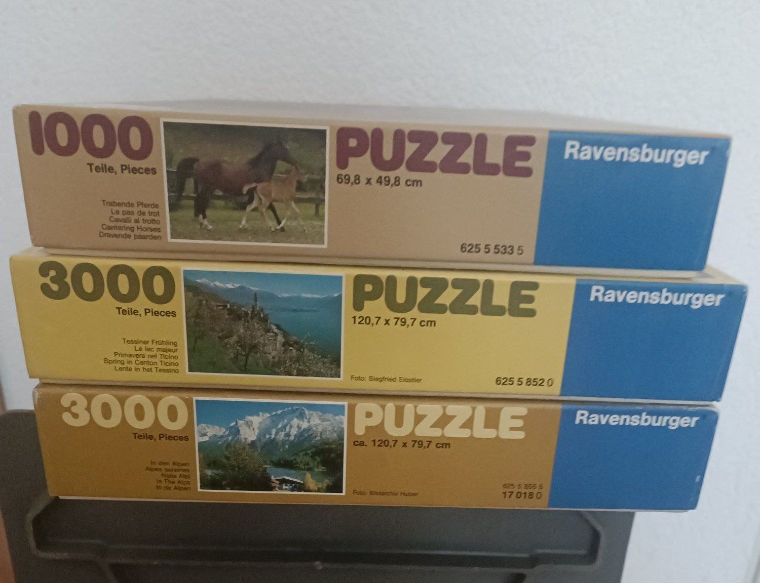 Ravensburger Puzzle: Ravensburger Puzzle 3 Stk. – Usato da Grenchen venduto da Hegre50