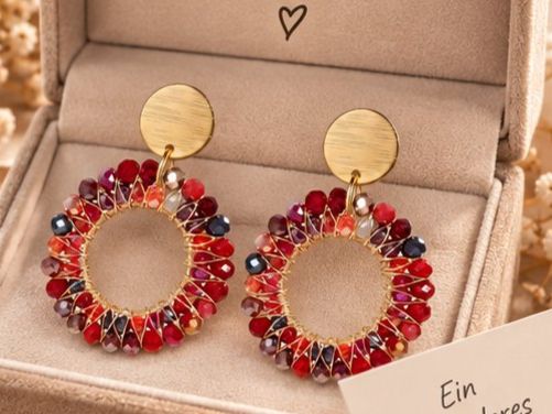 Orecchini pendenti & Orecchini a lobo: Ohrringe Edelstein vergoldet – Nuovo e nell'imballaggio originale da Hemmental venduto da Aureumgold 3