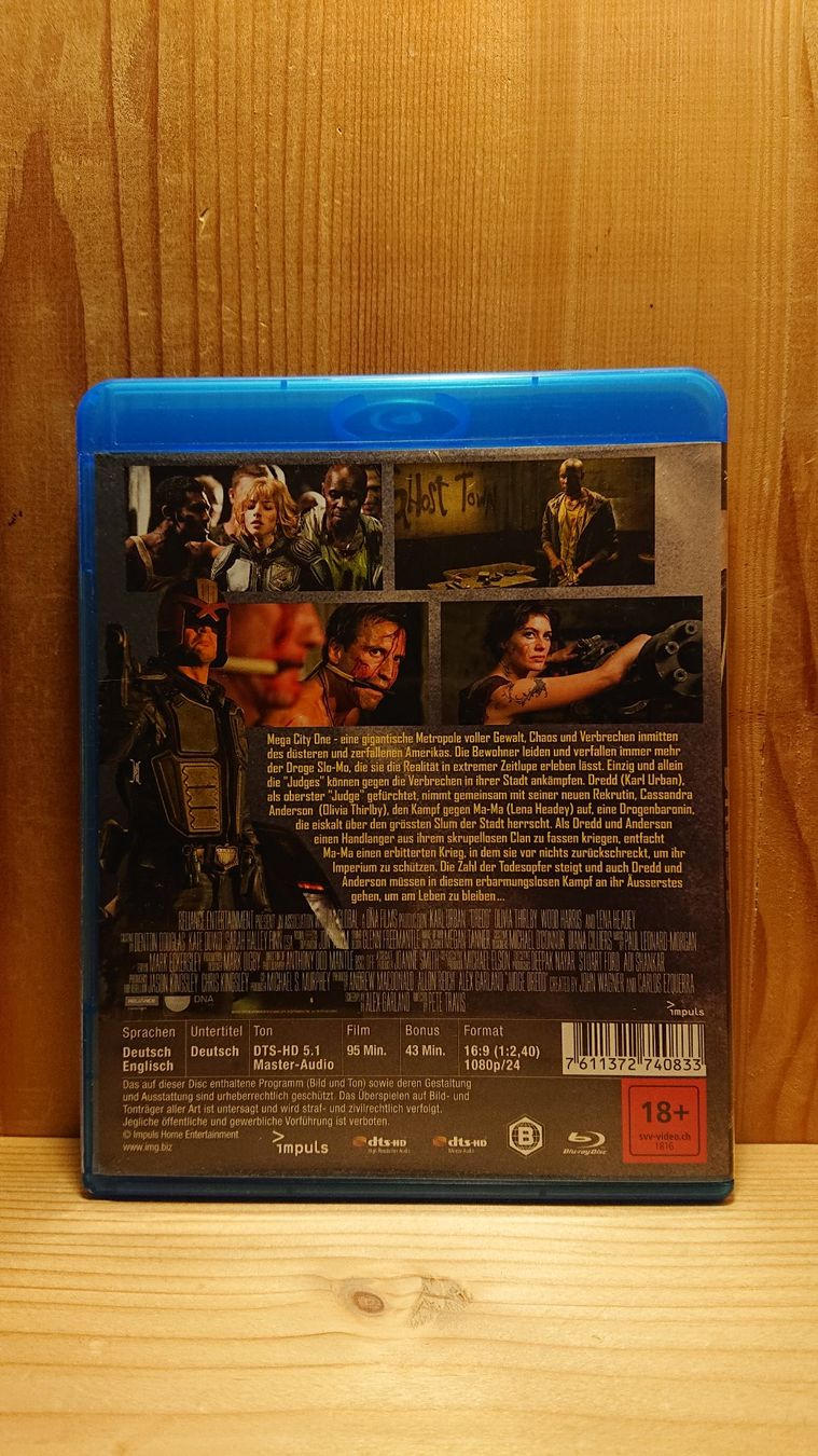 Tutti i DVDs: DREDD Judgment is Coming Blu-Ray – Usato da Wilderswil venduto da Exebub 1