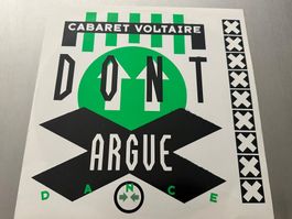 CABARET VOLTAIRE 12 DON'T ARGUE DANCE